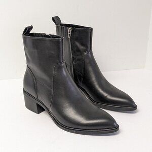 Dolce Vita Bryson Ankle Boots, Black Leather, Women's 8